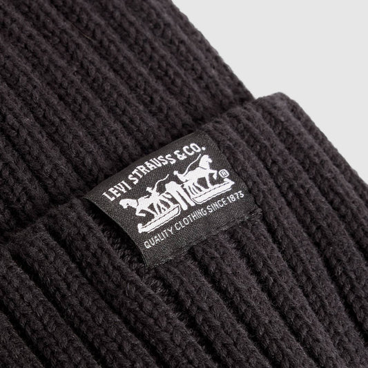 Kapelë Levis SUNSET BEANIE ANTHRACITE NIGHT COTTON