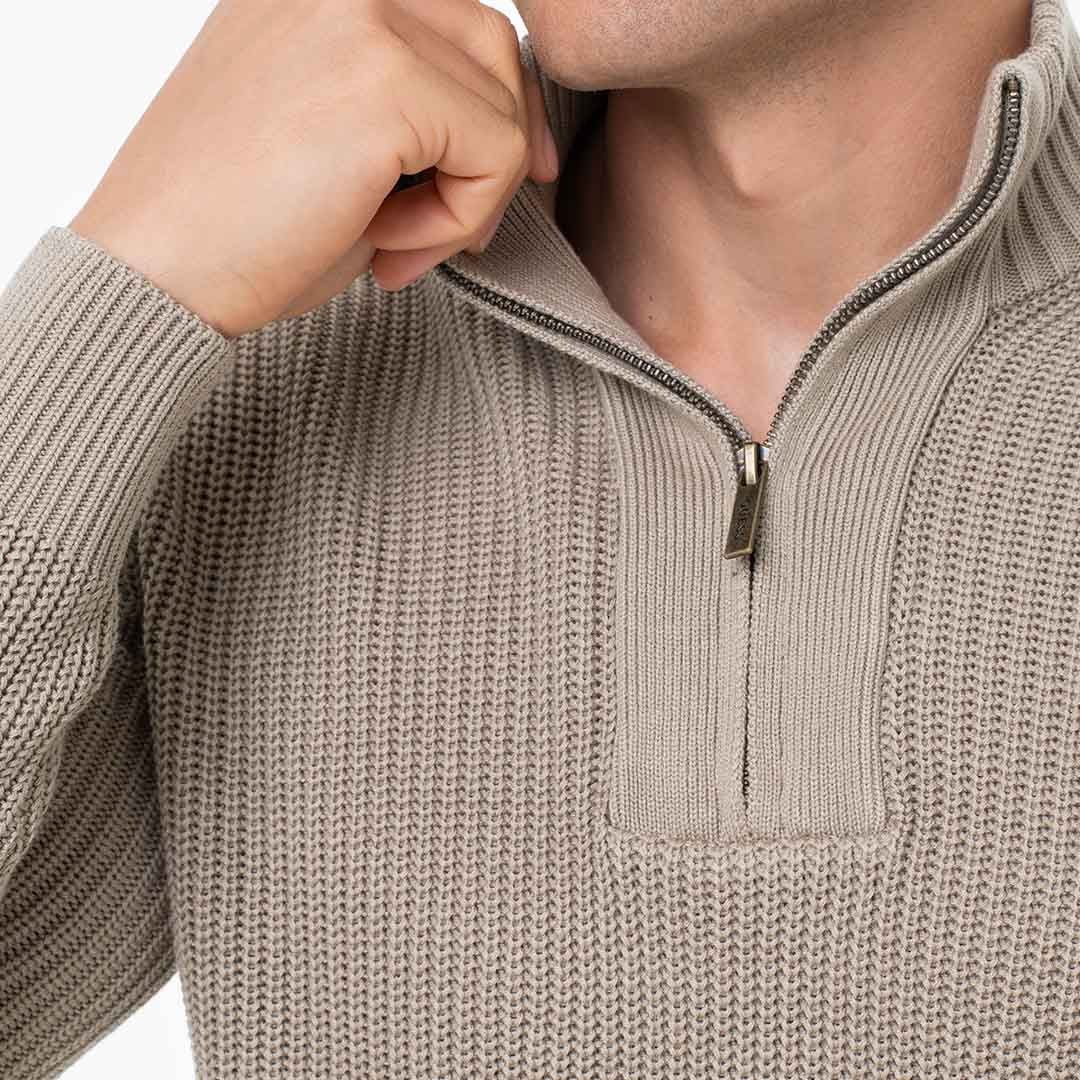 Xhemper GUESS HEADLEY HALF ZIP MOC