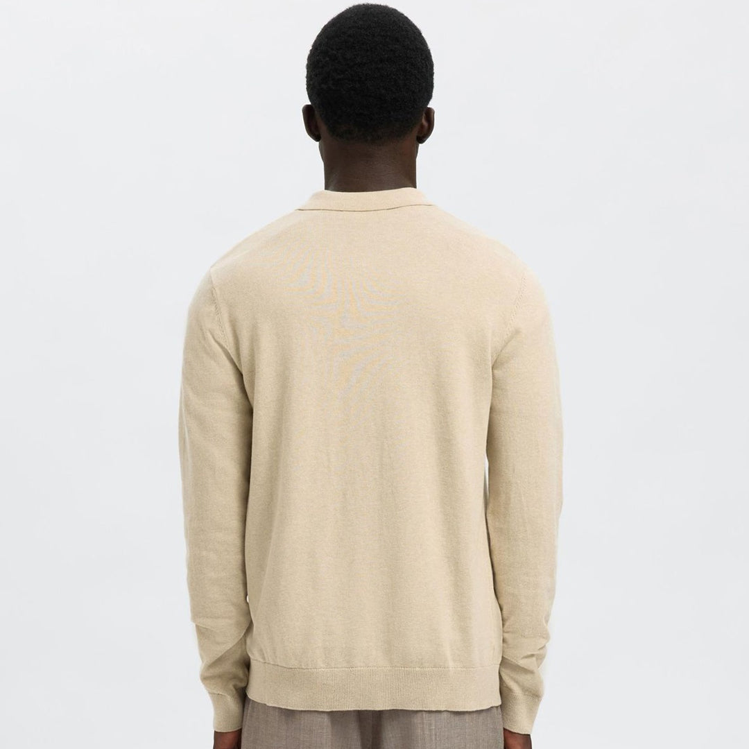 Bluzë SELECTED SLHBERG LS HALF ZIP POLO NOOS