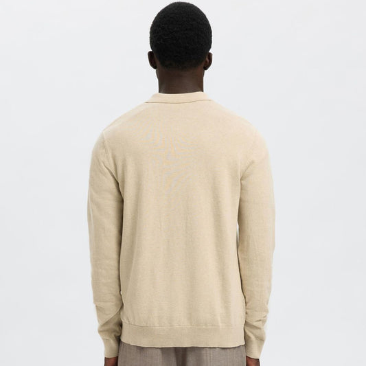 Bluzë SELECTED SLHBERG LS HALF ZIP POLO NOOS