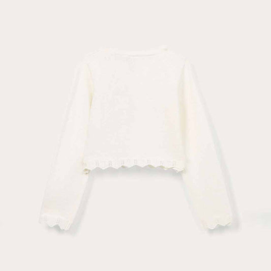 Xhemper Blukids CARDIGAN LUR OFF WHITE