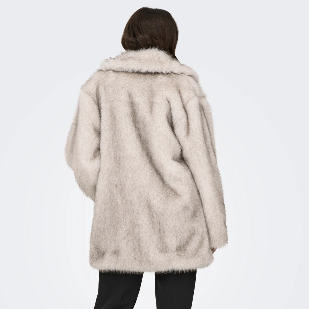 Palltë ONLY ONLDAWN LIFE FAUX FUR COAT CC OTW