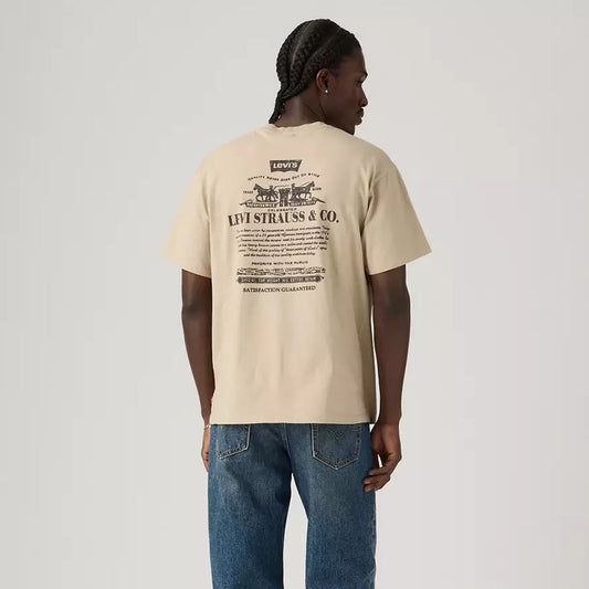 Maicë LEVIS VINTAGE FIT GRAPHIC TEE BADGE BW 2HP W