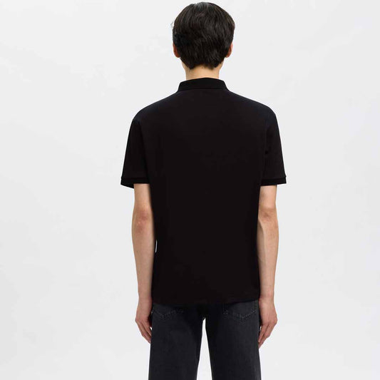 Maicë Selected SLMFAVE ZIP SS POLO NOOS