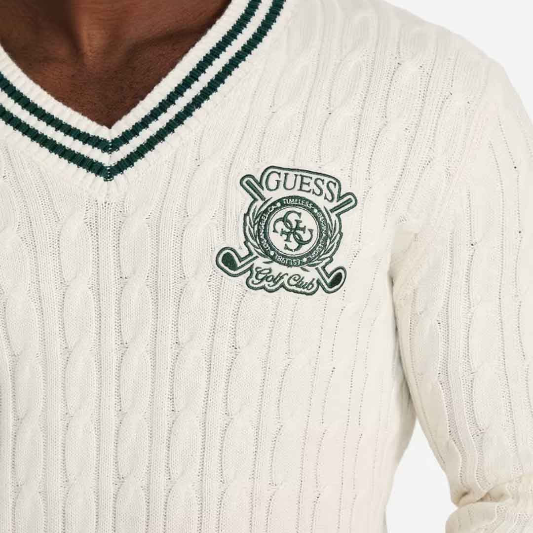 Xhemper GUESS HEWIE V NECK CABLE S
