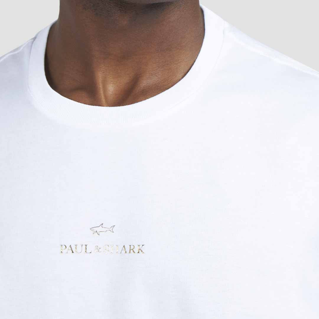 Maicë Paul & Shark MEN'S KNITTED COTTON T-SHIRT