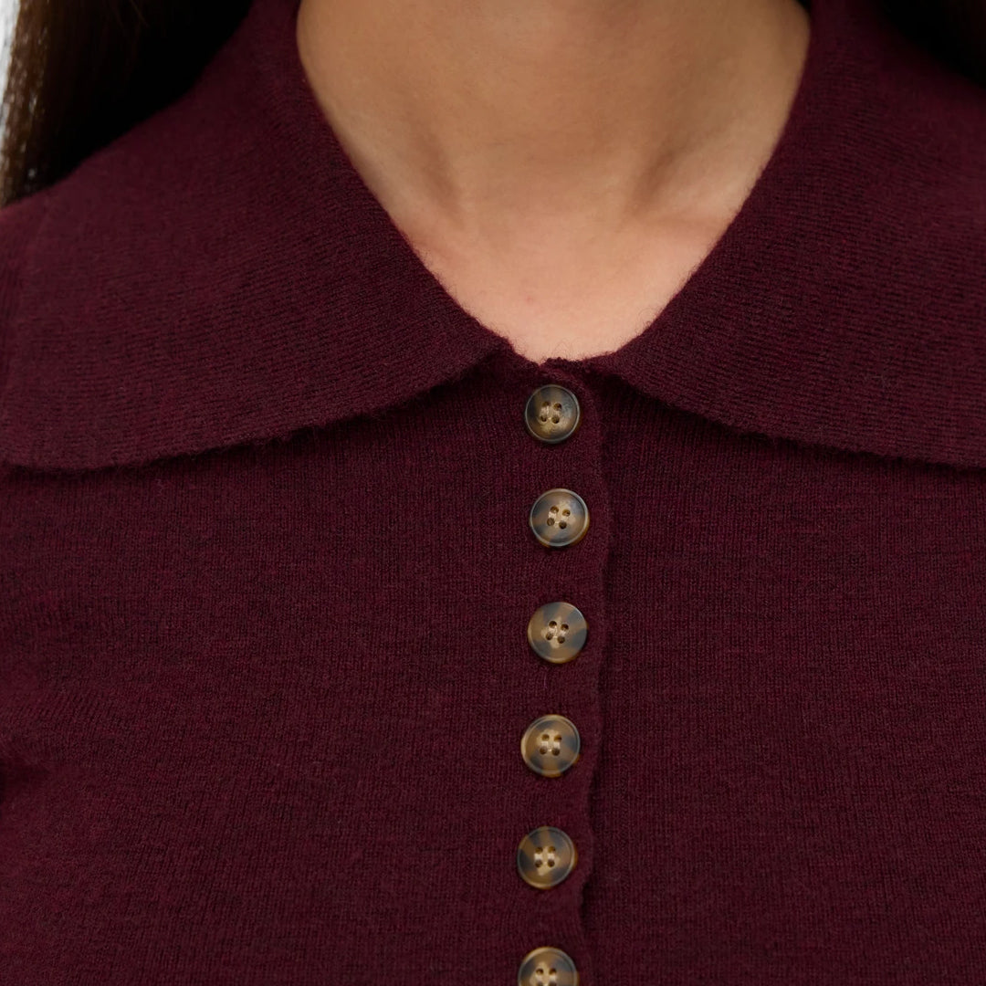 Bluzë VERO MODA VMMARINA 2/4 POLONECK PULLOVER