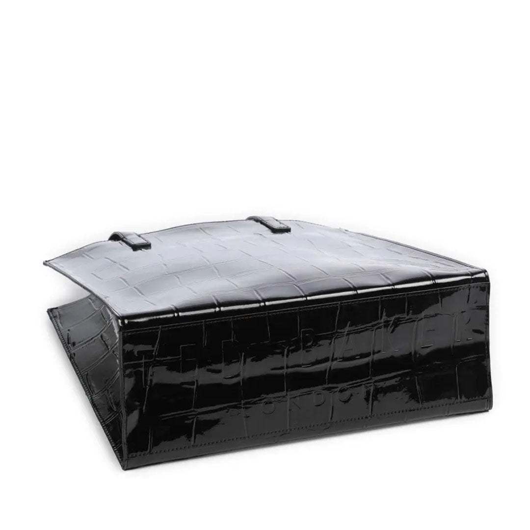 Qantë krahu TED BAKER Croc Effect Large Icon Bag