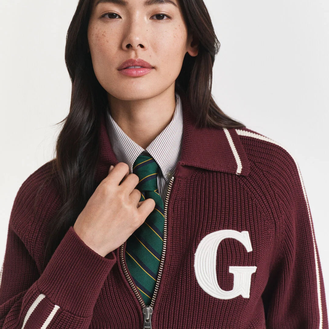 Bluzë GANT GANT VARSITY ZIP CARDIGAN