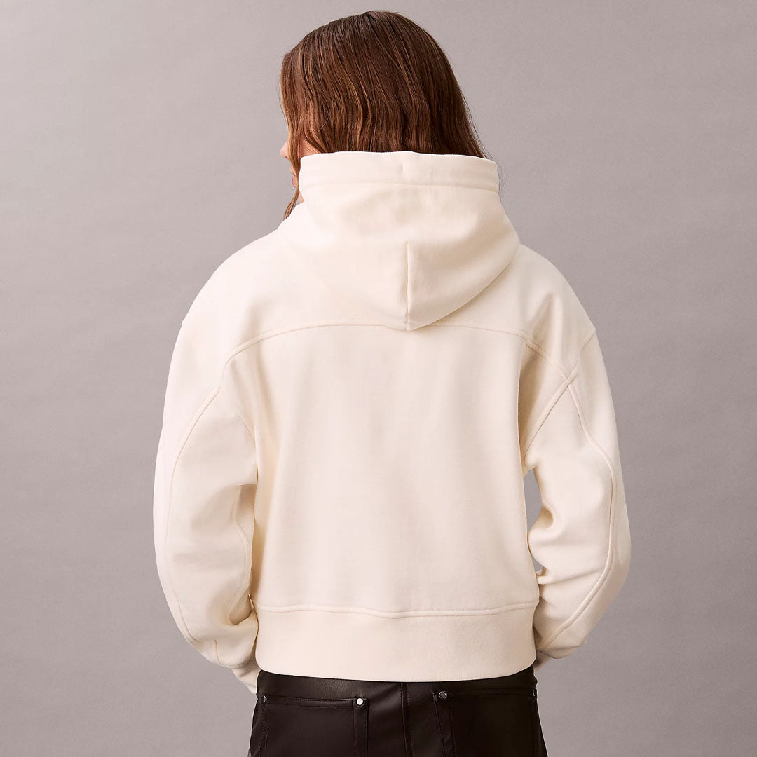 Duks Calvin Klein LS CROP GRAPHIC HOODIE