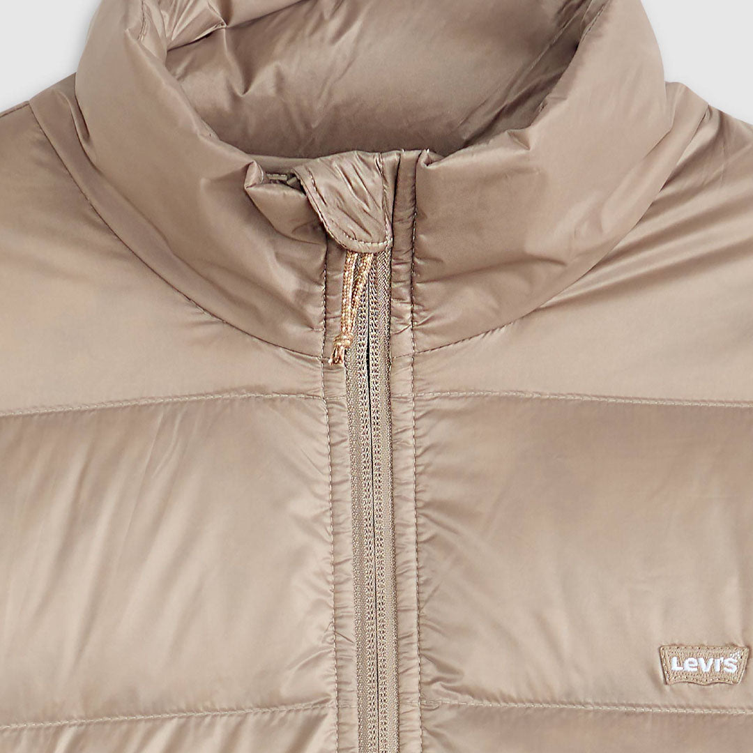 Jakne LEVIS WILLA DOWN PACKABLE JACKET TAUPE GRAY