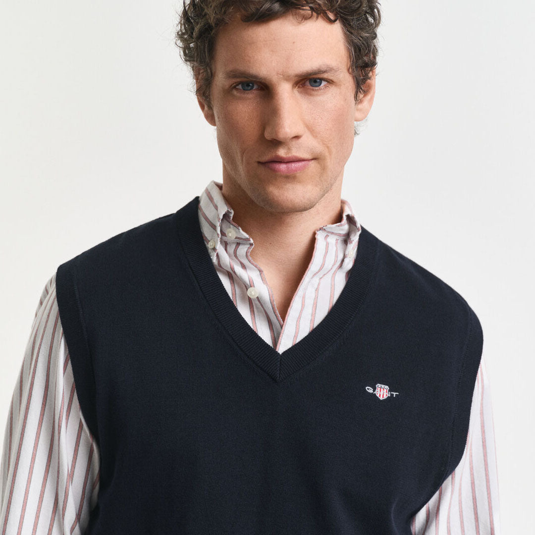 Jelek GANT CLASSIC COTTON VEST