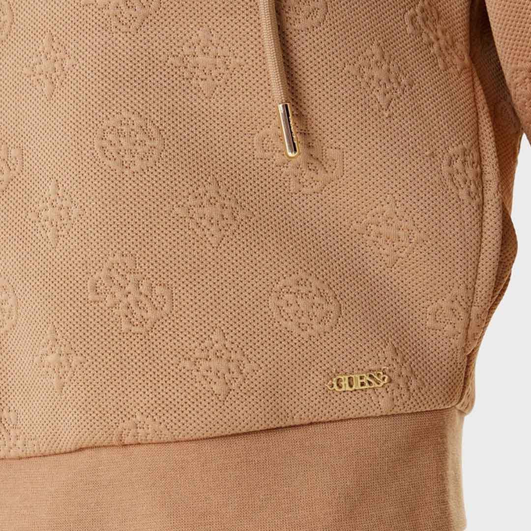 Duks GUESS 3D PEONY ZIPPER HOOD