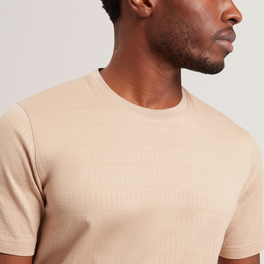 Maicë Ted Baker SS Mixed Texture Stripe T-Shirt