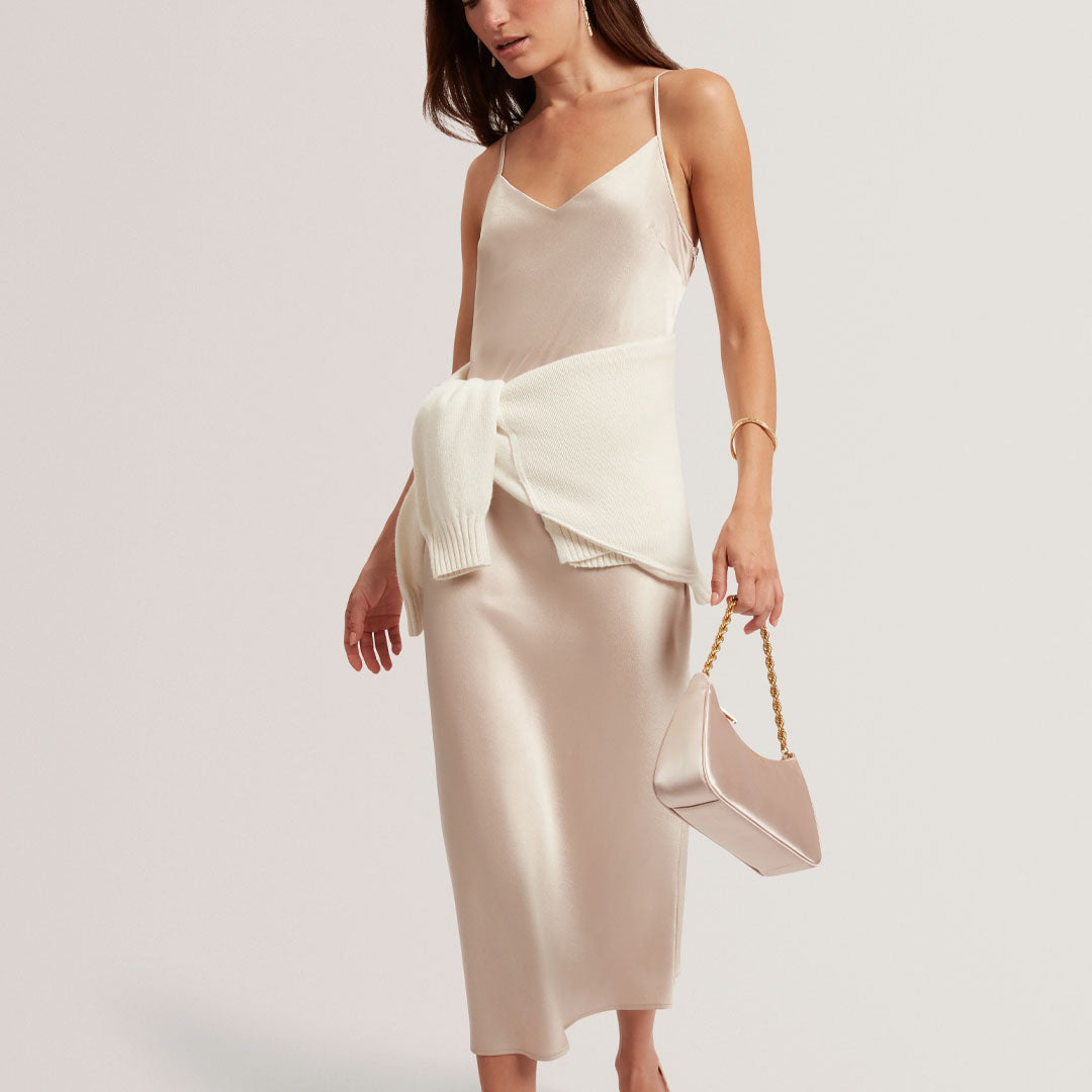 Komplete 2 in 1 Knitted Jumper With Slip Dress