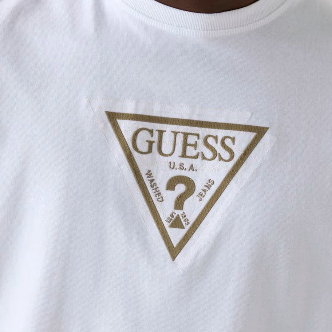 Maicë Guess SS CN TERRY LOGO TEE