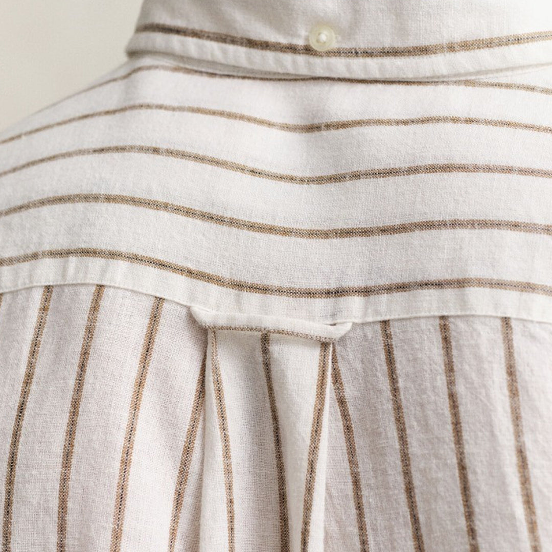 Këmishë Gant REG LINEN VISCOSE STRIPE SHIRT