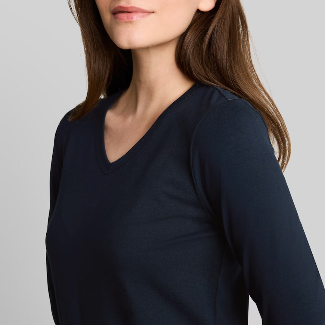 Bluzë Tom Tailor T-shirt basic v-ne