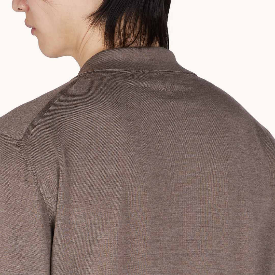 Bluzë Paul & Shark V NECK POLO WOOL SILK