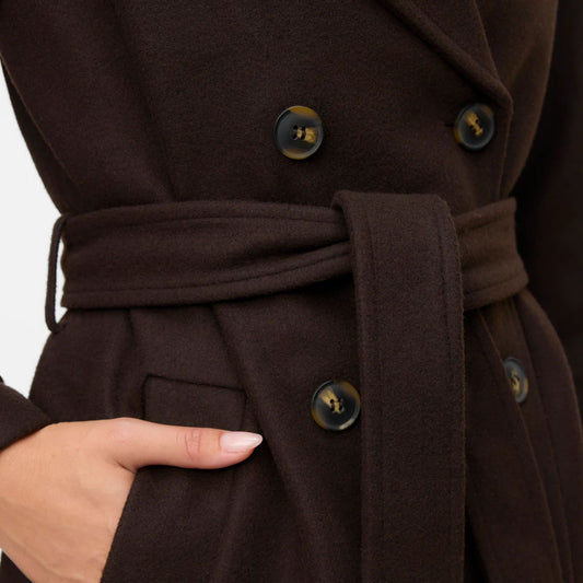 Palltë VERO MODA VMFORTUNEVEGA LONG TRENCHCOAT GA