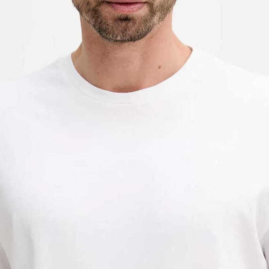 Maicë Calvin Klein SS SUPIMA CHEST EMB CREWNECK TE