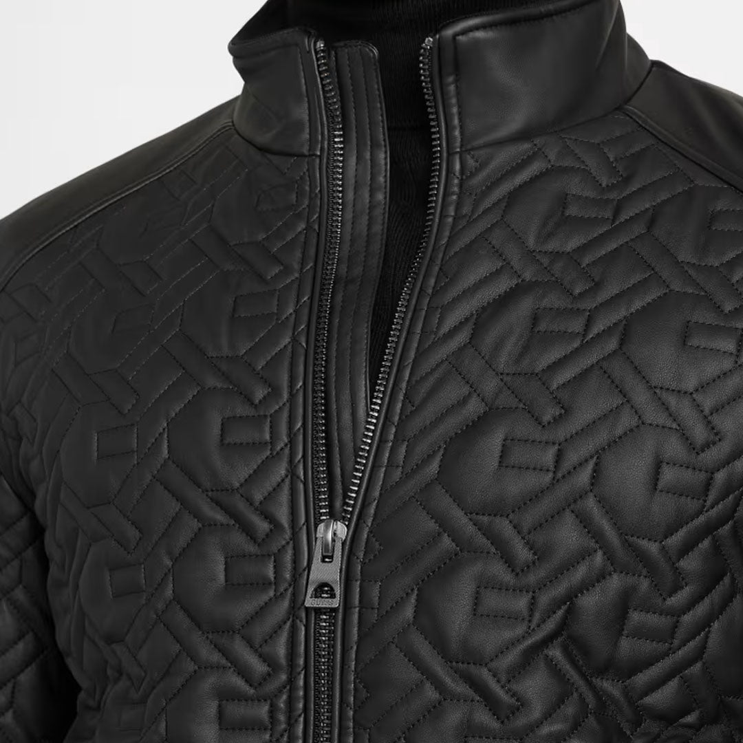 Jakne GUESS G CHAIN QUILTED JACK