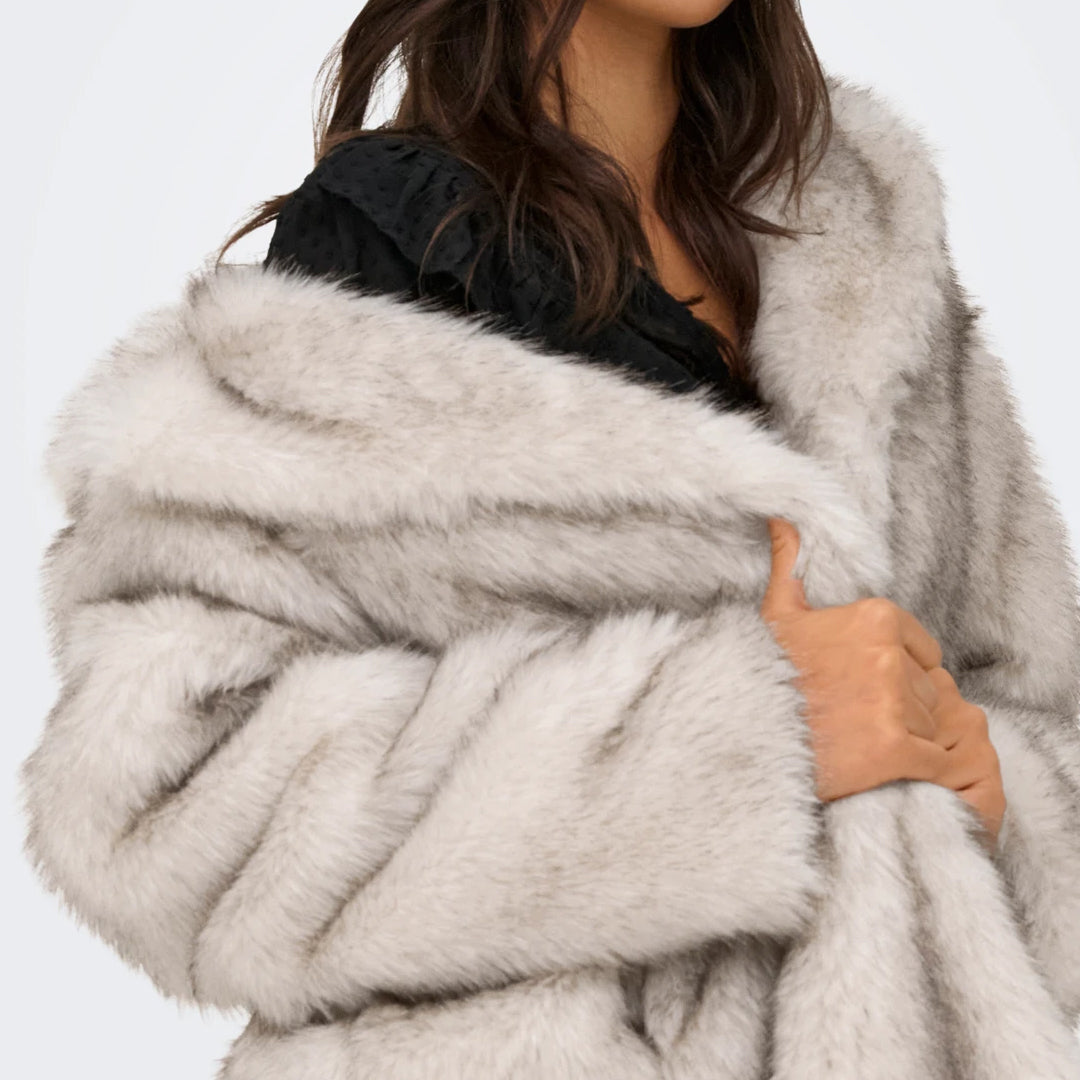 Palltë ONLY ONLDAWN LIFE FAUX FUR COAT CC OTW