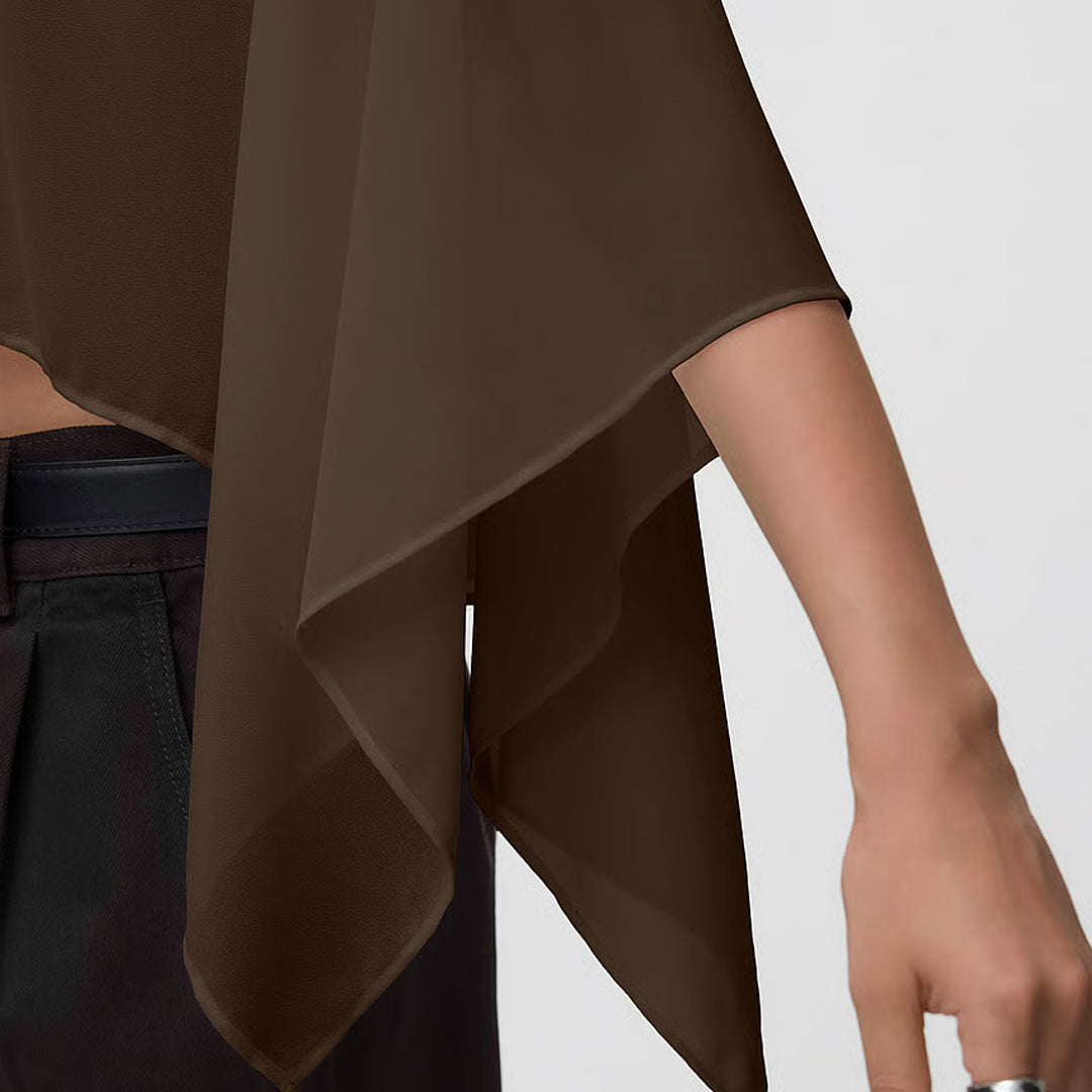 Bluzë Vero Moda VMADALYN CAPE TOP WVN EXP
