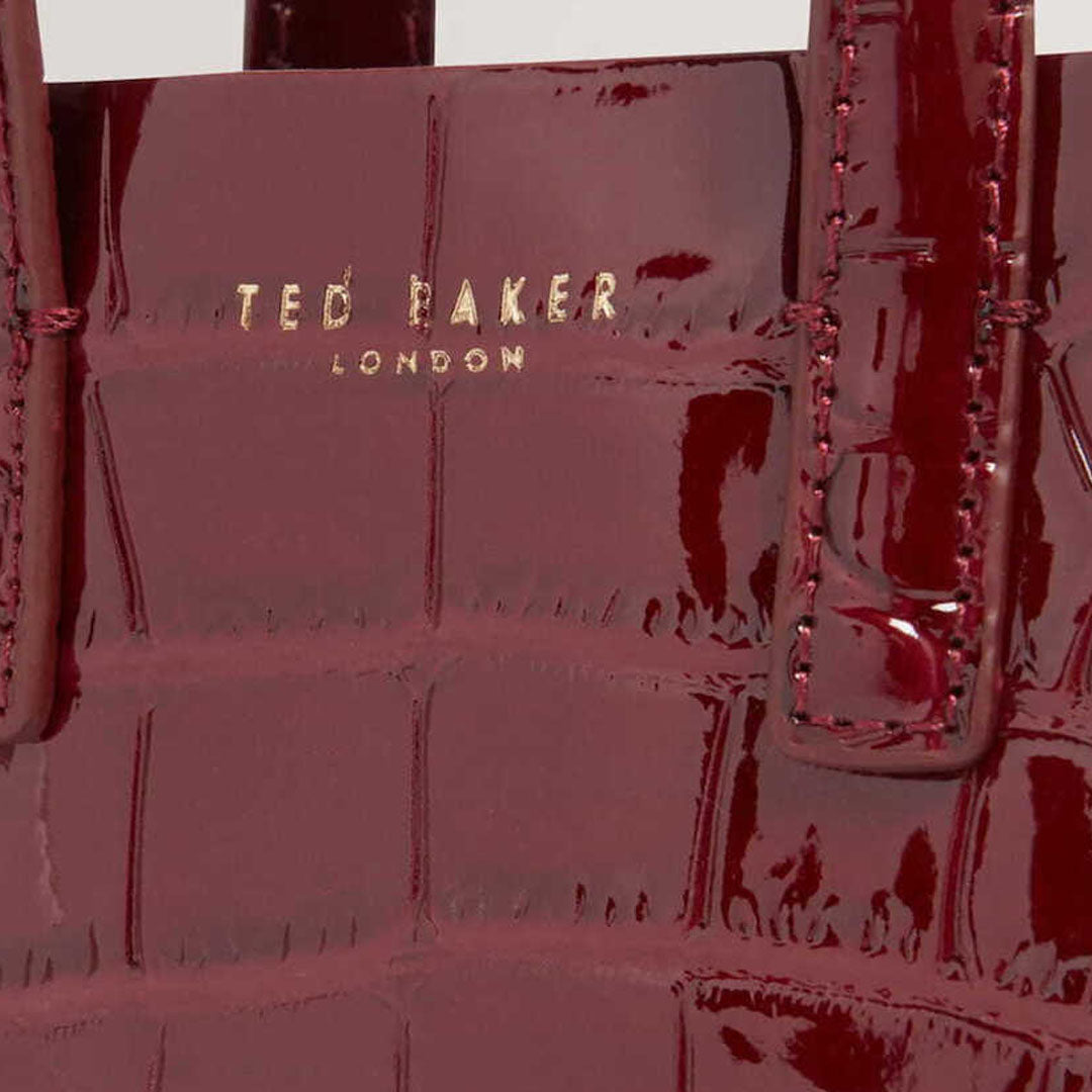 Qantë krahu TED BAKER Croc Effect Mini Icon Bag