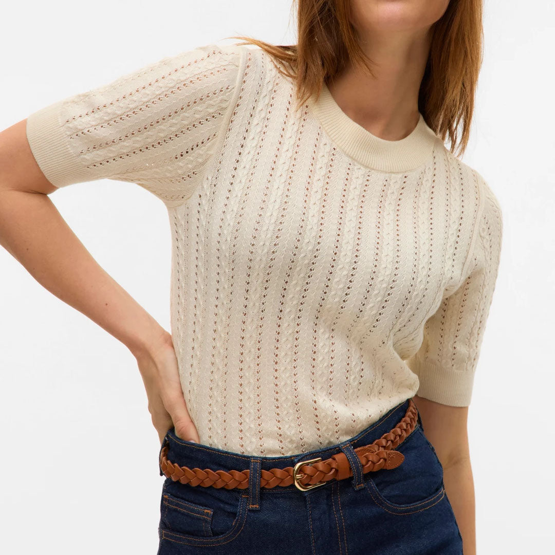 Xhemper Vero Moda VMMORENA 2/4 O-NECK PULLOVER GA BOO REP