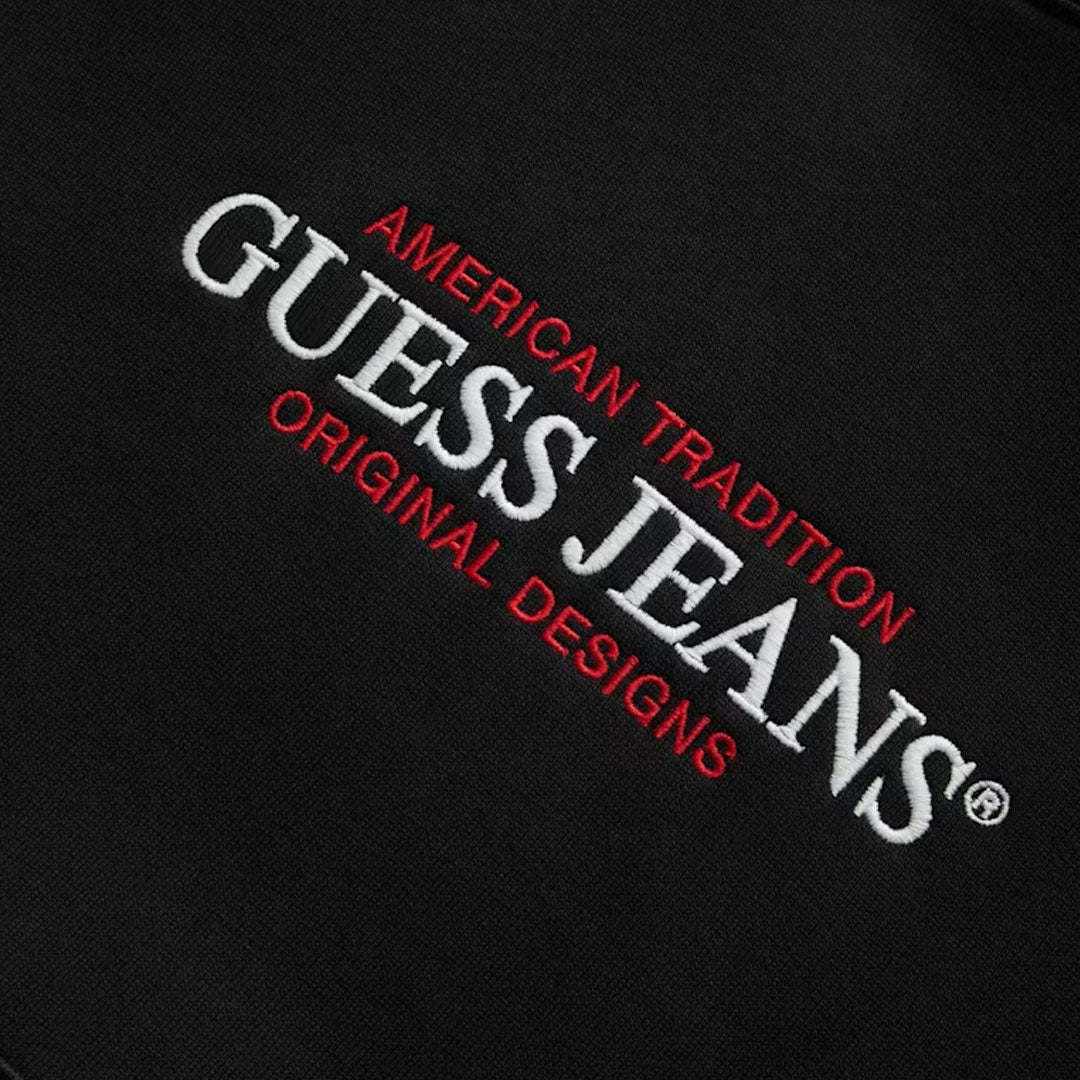 Duks GUESS JEANS GJ HOOD REG AMERICA TRAD SWEAT