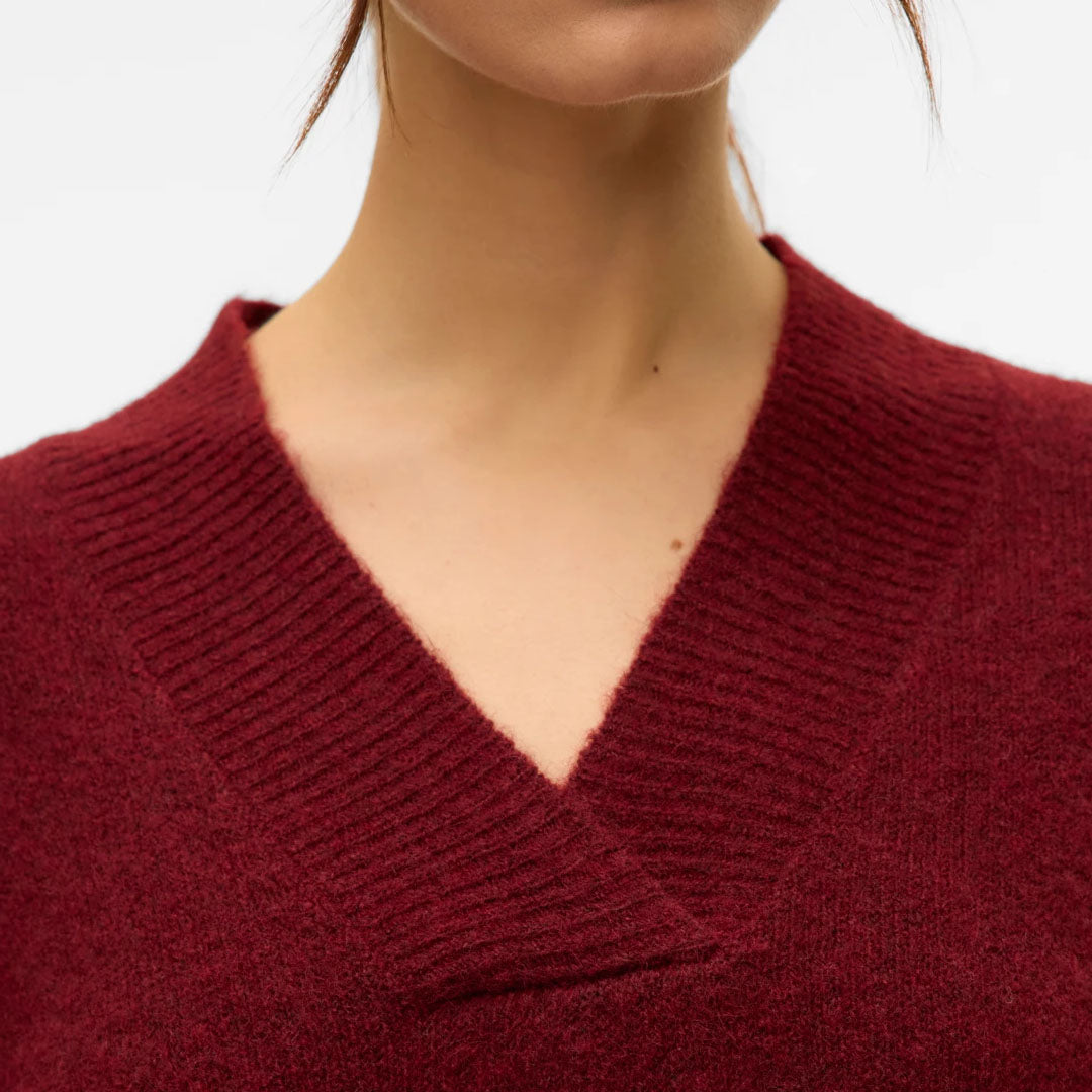 Bluzë VERO MODA VMBANG LS V-NECK LONG PULLOVER BOO