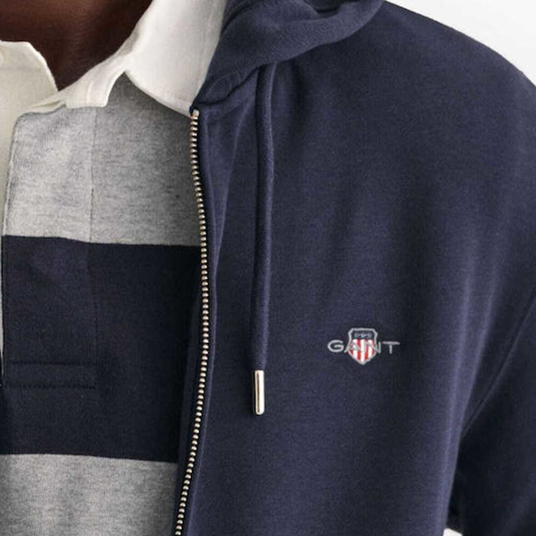 Duks GANT REG SHIELD FULL ZIP HOODIE