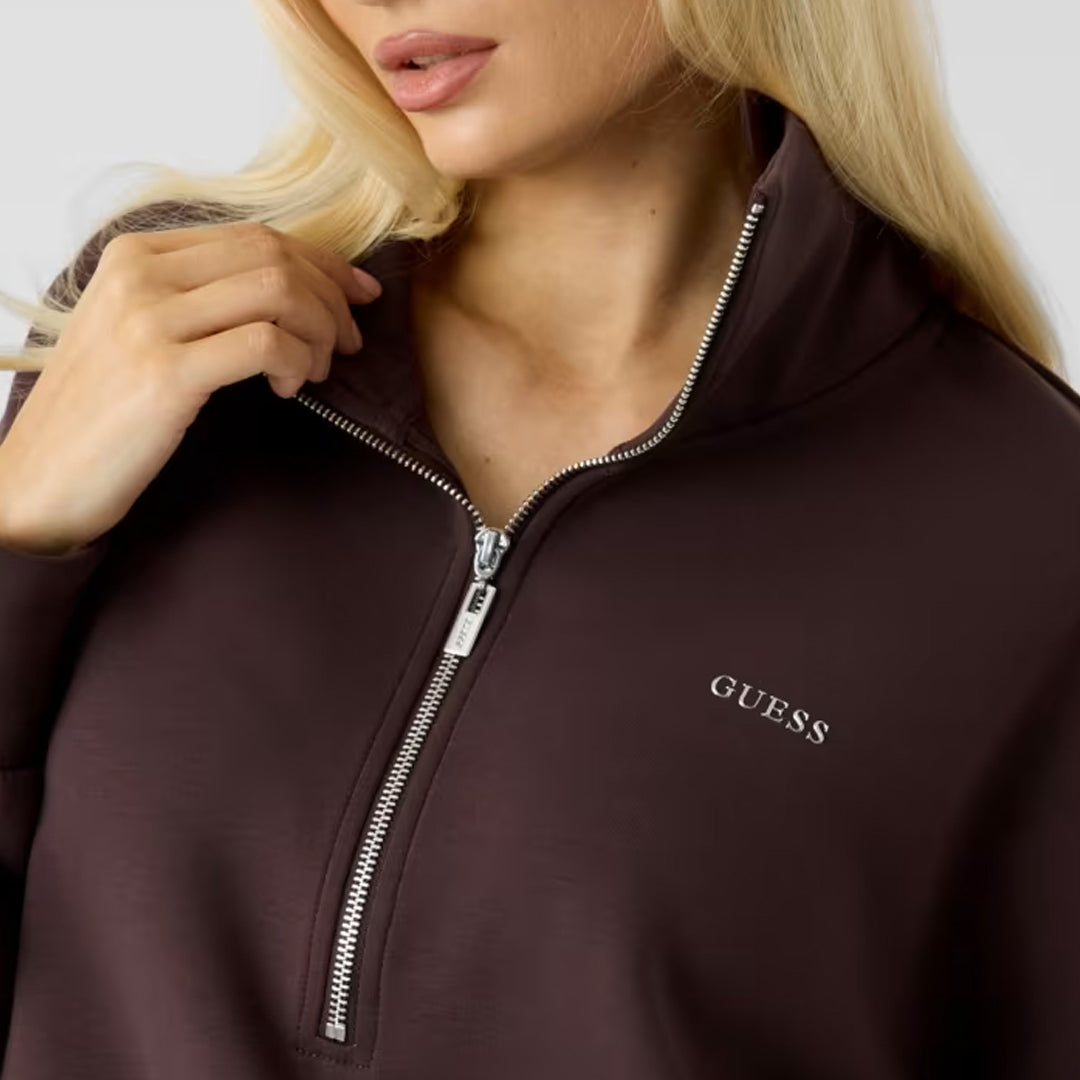 Duks Guess Athleisure NAT HALF-ZIP SWEATSH