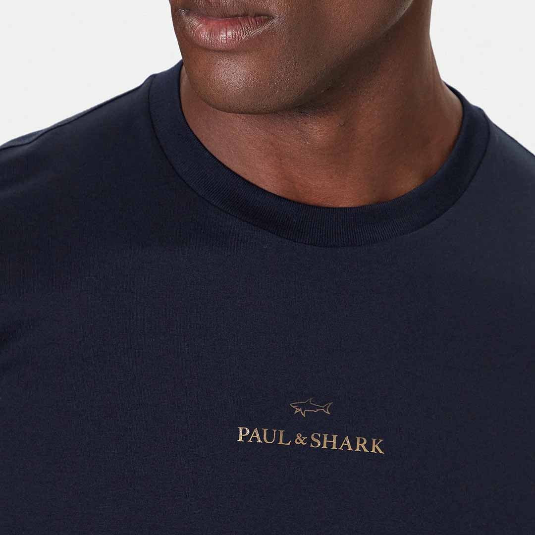 Maicë Paul & Shark MEN'S KNITTED COTTON T-SHIRT