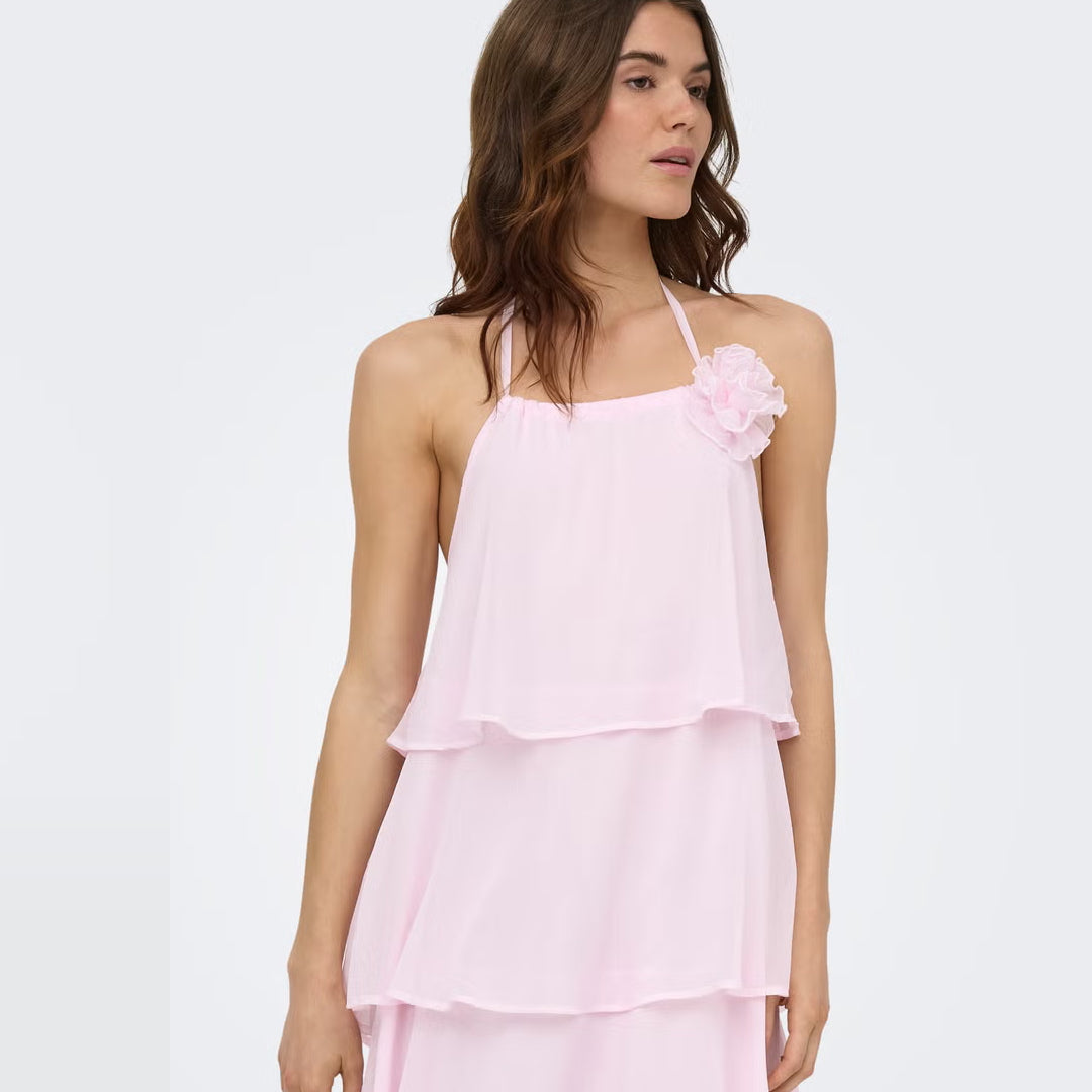 Fustan Only ONLHIVA S/L LONG LAYER DRESS WVN EX