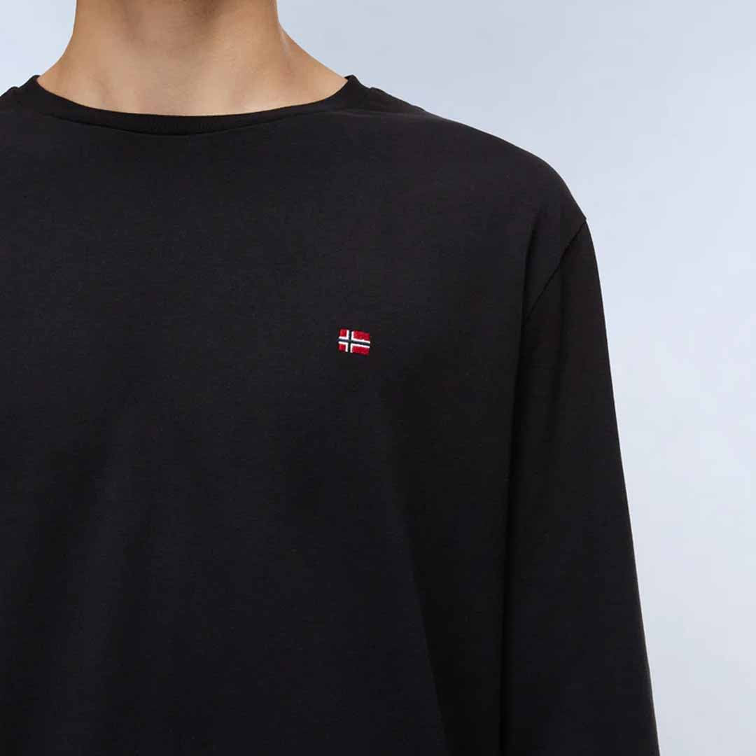 Bluzë Napapijri SALIS LS 1 BLACK 041