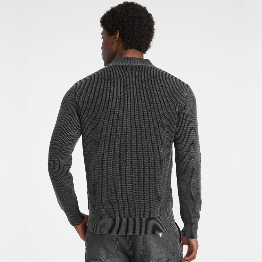 Xhemper GUESS JEANS GJ LS HALF ZIP COLLAR SWTR