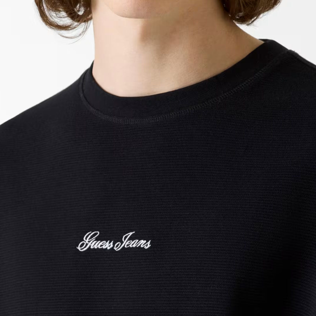 Bluzë GUESS JEANS GJ LS BOXY CROPPED OTTOMAN