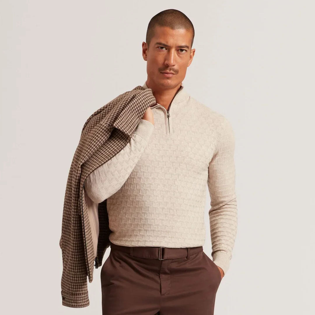 Bluzë TED BAKER T Stitch Half Zip