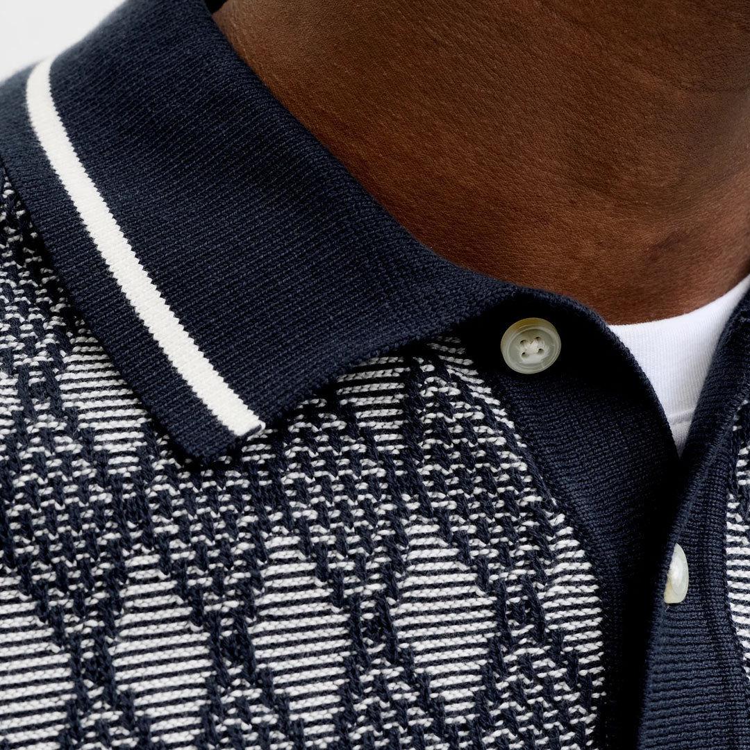 Bluzë JACK & JONES JPRBLUZACK STRUCTURE KNIT POLO