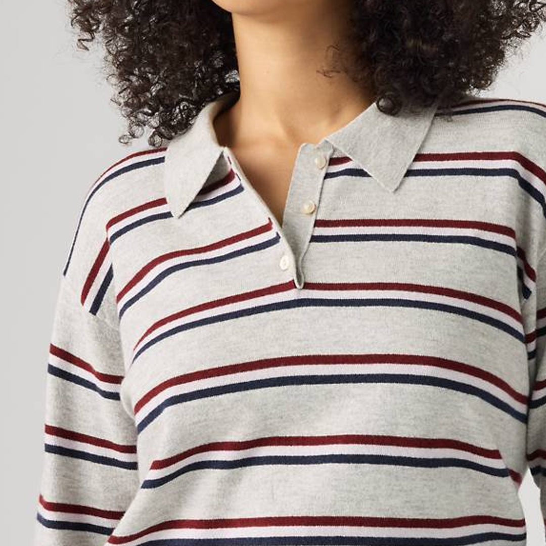 Bluzë Levis SUPER SOFT LS POLO JADE STRIPE LIGHT G