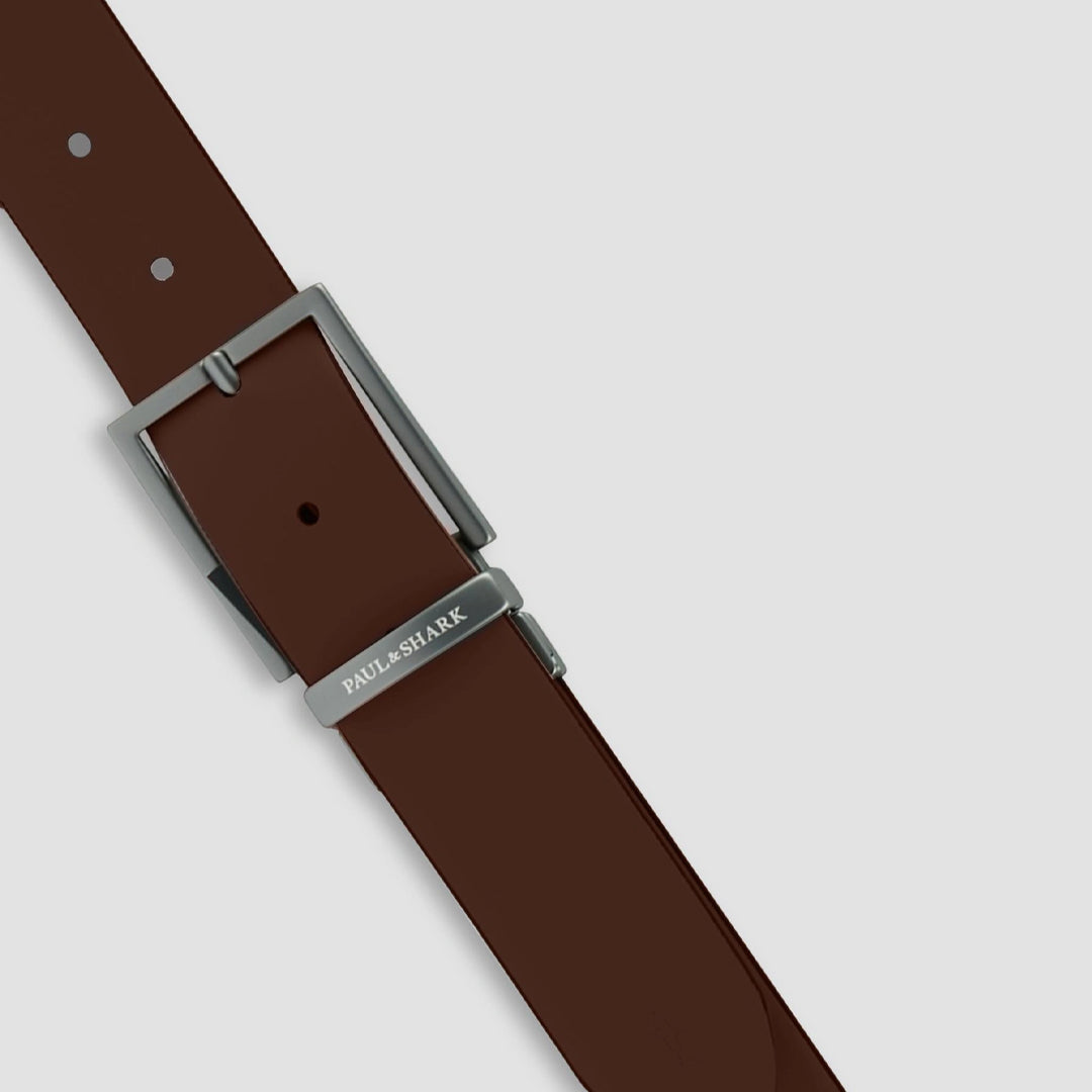 Rrip Paul & Shark MENS LEATHER REVERSIBLE BELT