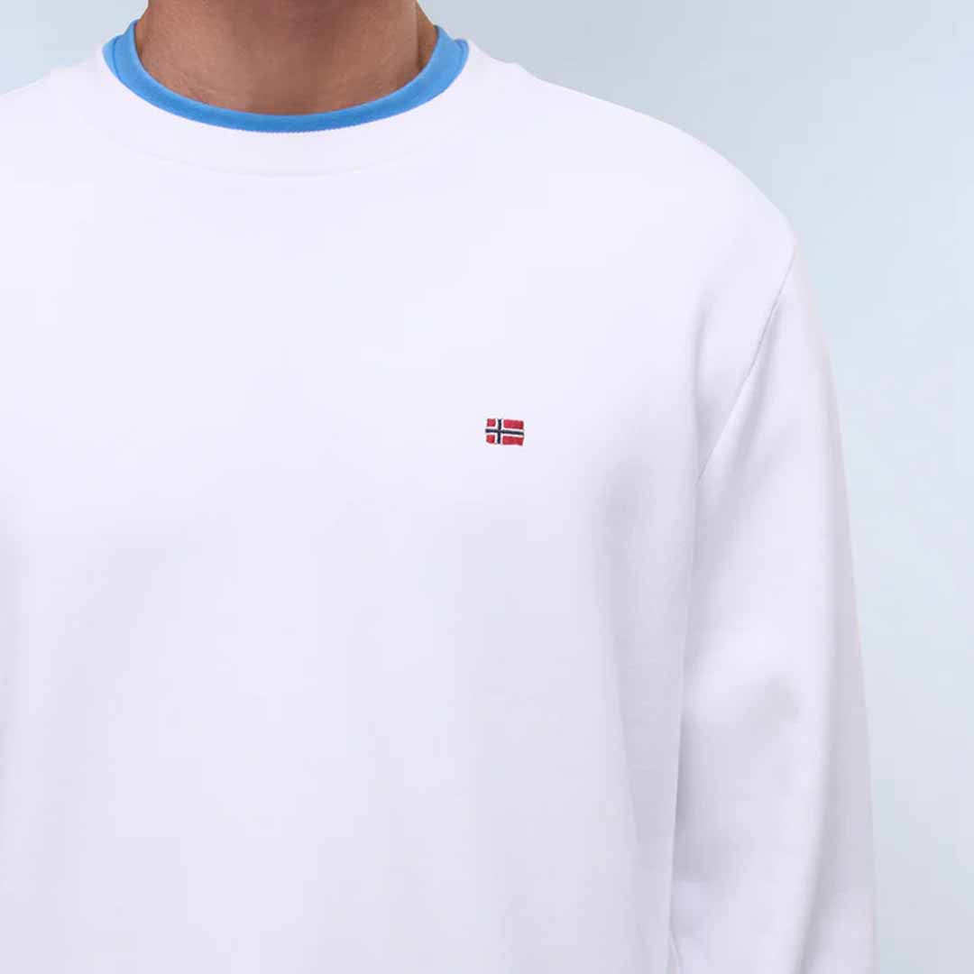 Bluzë Napapijri BALIS CREW SUM 2 BRIGHT WHITE 002