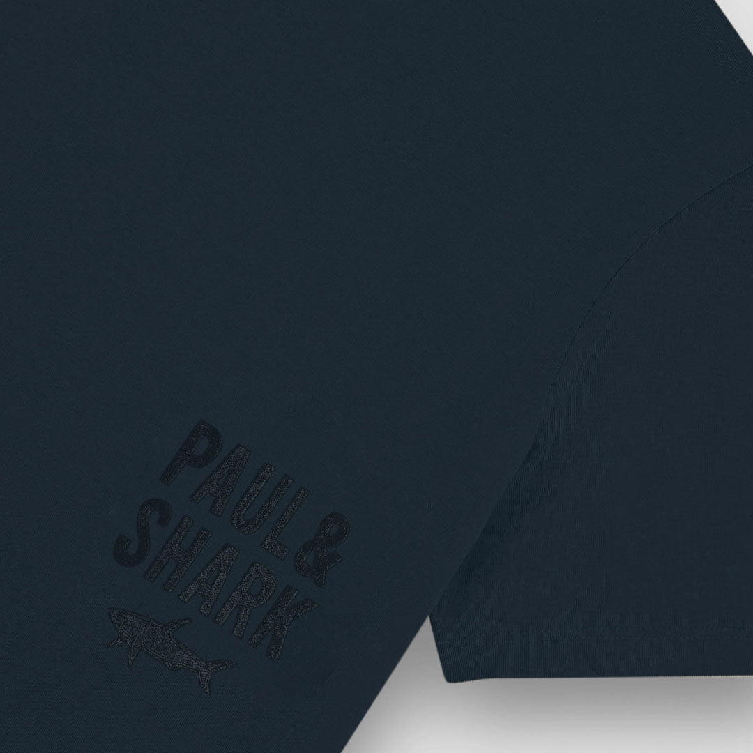 Maicë PAUL & SHARK MENS KNITTED COTTON T-SHIRT