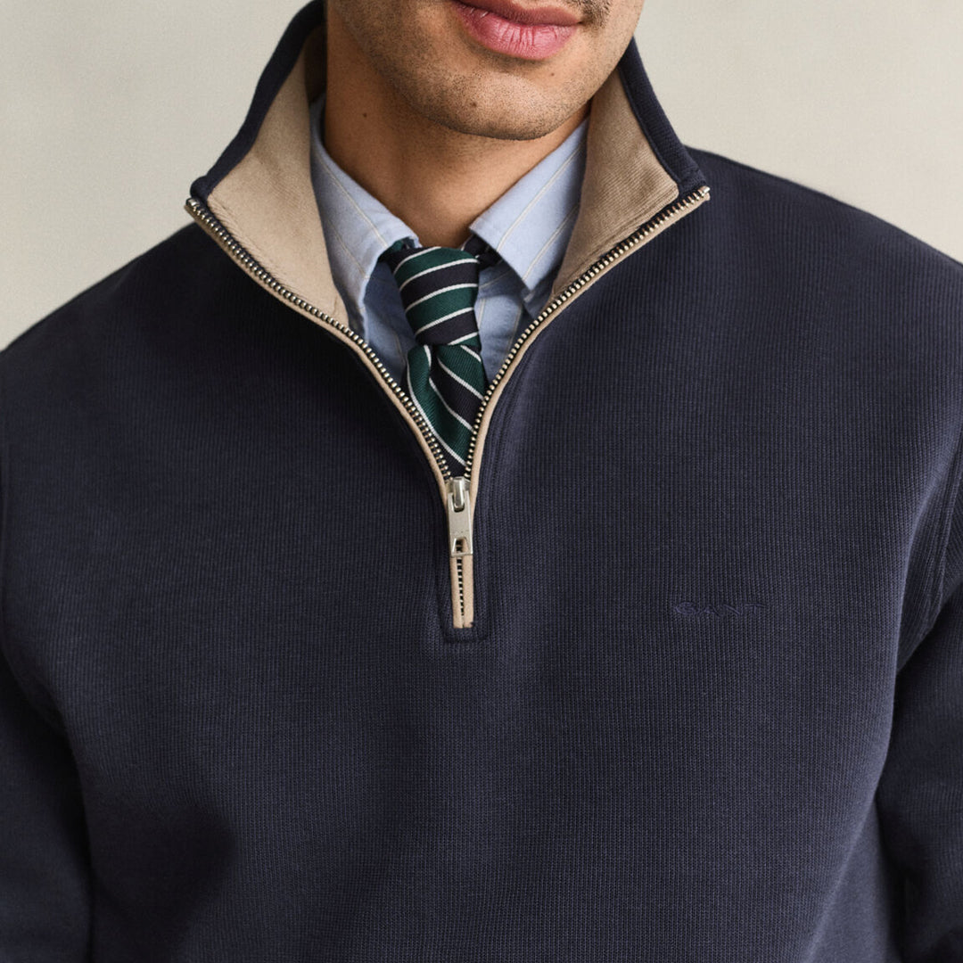 Duks Gant SACKER RIB HALF ZIP