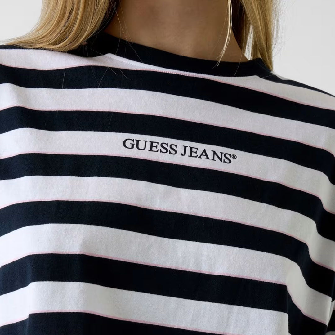 Maicë Guess Jeans GJ SS CN BOXY STRIPE TEE