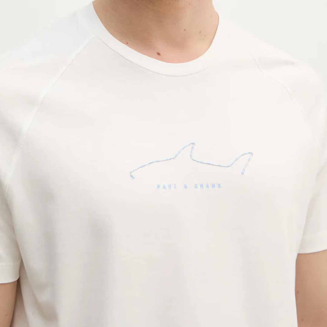 Maicë Paul & Shark MENS KNITTED COTTON T-SHIRT