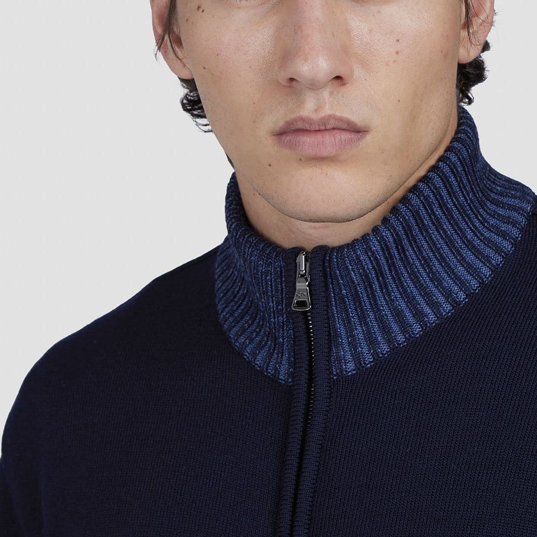 Rollkë PAUL & SHARK MENS KNITTED WOOL POLO SHIRT W