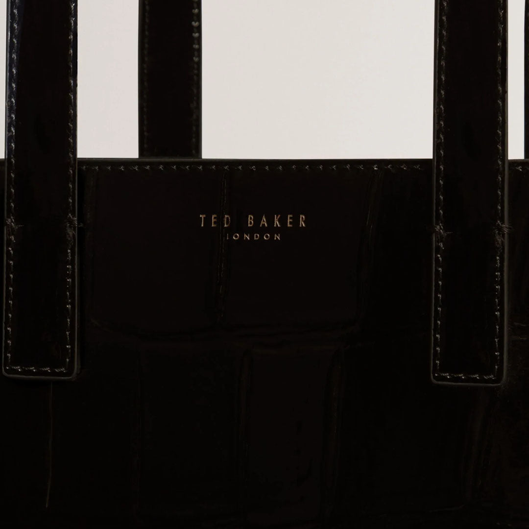 Qantë krahu TED BAKER Croc Effect Small Icon Bag